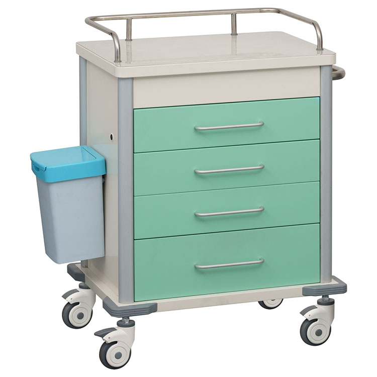 YFM-C04 Metal Medicine Trolley